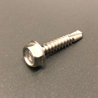 Coil Collated Hex Flange Head  Auto Feed Drywall Screws Without Washers For Metal Fastening